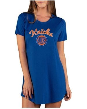 Concepts Sport New York Knicks Marathon Knit Nightshirt - Blue