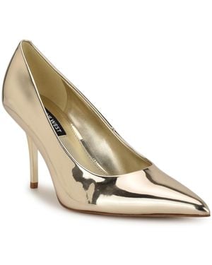 Nine West Princesa Slip-on Stiletto Pumps - Metallic