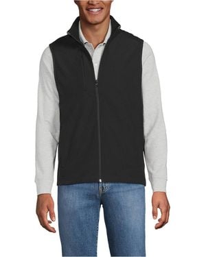 Lands' End Soft Shell Vest - Black