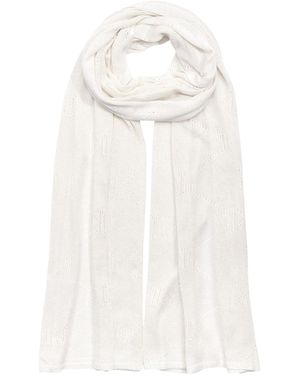 Ralph Lauren Pointelle Logo Wrap - White