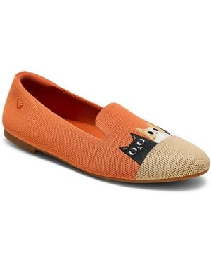 VIVAIA Audrey Round-toe Slip-on Embroidered Loafers - Multicolor