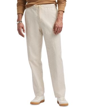 Buffalo David Bitton Pilsen Straight Leg Pull-on Drawstring Pants - Natural