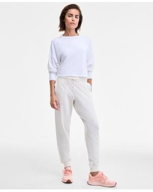 ID Ideology Relaxed High-rise Fleece sweatpants - White