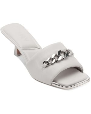 DKNY Jileen Chain Sandals - White