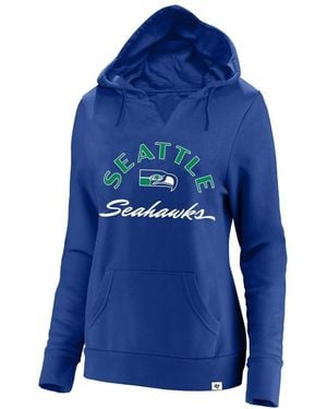 '47 Seattle Seahawks Plus Size Whirlwind Naomi Hoodie - Blue