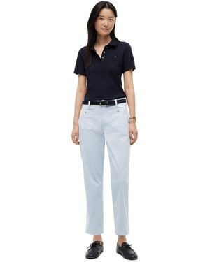 Tommy Hilfiger Twill Patch Pocket Chinos Pants - Blue