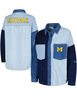Hype and Vice Michigan Wolverines Multi-hit Hometown Full-snap Jacket - Blue