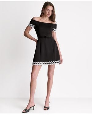 BCBGMAXAZRIA Sleeveless Mini Dress - Black