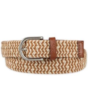 Levi's Fully Adjustable Two-tone Braided Rope Belt - Natural