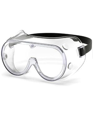 G & F Products Protective Safety Goggles - White
