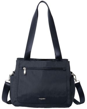 Baggallini Modern All Time Small Satchel Handbag - Blue