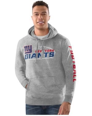 Starter New York Giants Pullover Hoodie - Gray