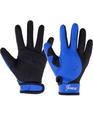 Seavenger Abyss 1.5mm Mesh Reef Water Sports Gloves - Blue