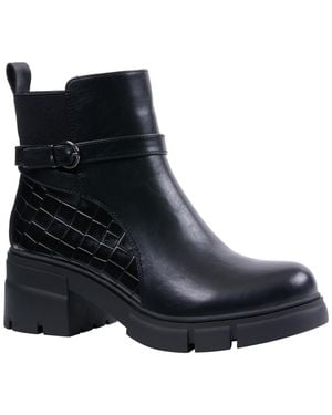 Gc Shoes Dawn Block Heel Booties - Black