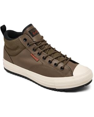 Converse Chuck Taylor All Star Malden Street Mid Waterproof Casual Boots From Finish Line - Brown