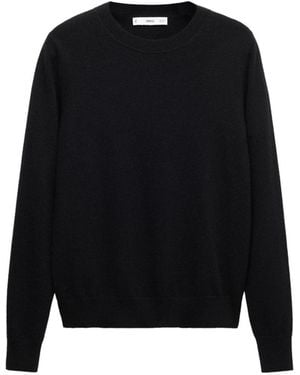 Mango Selection 100% Cashmere Crewneck Sweater - Black