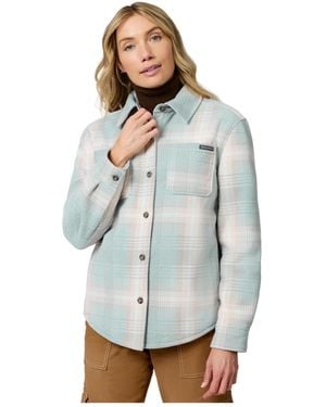 Free Country Chill Out Fleece Shirt Jacket - Blue