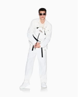 ARMANI EXCHANGE | White Edition Nylon Pnts