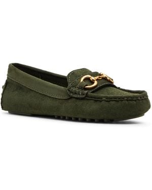 Anne Klein Chrystie Moccasin Driver Loafers - Green