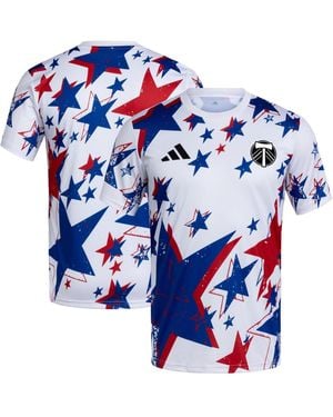 adidas Portland Timbers 2026 Americana Pre-match Jersey - Blue