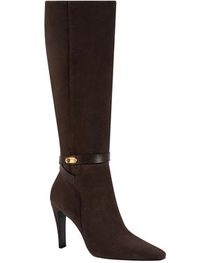 Donna Karan Sherice Stiletto Heeled Boots - Brown