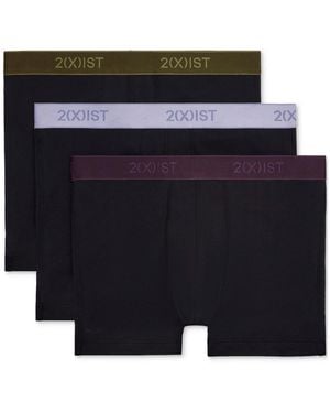 2xist 2(x)ist Essential No-show Trunks 3-pack - Blue