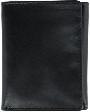 Trafalgar Tennyson Tri-fold Genuine Leather Wallet - Black