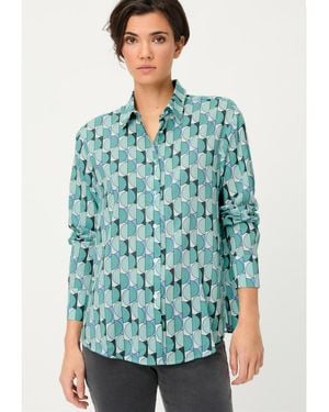 Olsen Geo Shirt - Blue