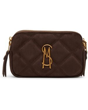 Steve Madden Daisy Quilted Mini Crossbody Handbag - Brown