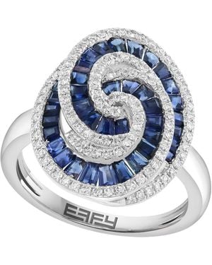 Effy Sapphire (3-1/8 Ct. T.w. - Metallic