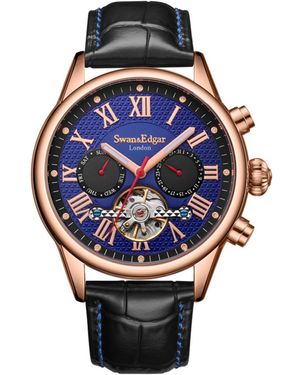 Swan And Edgar Swan & Edgar Hand Assembled Count Auto Rose Blue