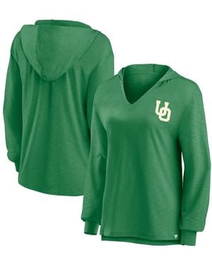 Fanatics Oregon Ducks Iconic Slub Lightweight Pullover Hoodie - Green