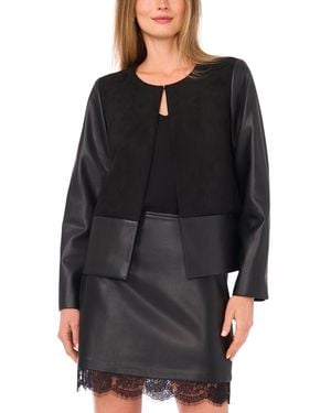 Vince Camuto Collarless Jacket - Black