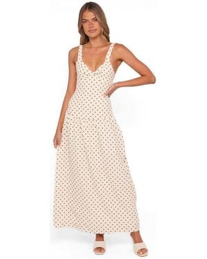 Petal & Pup Sophina Midi Dress - Natural