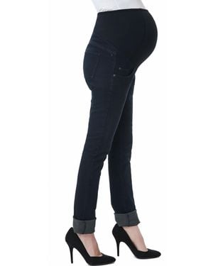 Kimi + Kai Kimi + Kai Maternity Frankie Stretch Straight Leg Denim Jeans - Blue