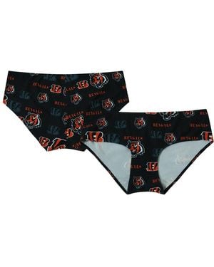 Concepts Sport Cincinnati Bengals Mosaic Allover Print Knit Panty - Black
