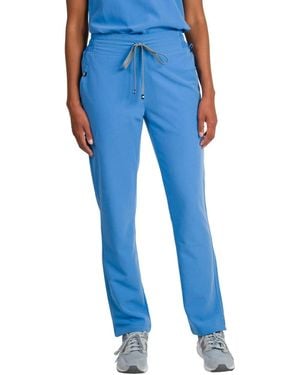 Medgear Ariana Mid-rise Slim Straight Scrub Pant - Blue
