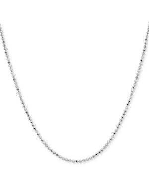 Giani Bernini Faceted Bead Link Chain Necklace - Metallic