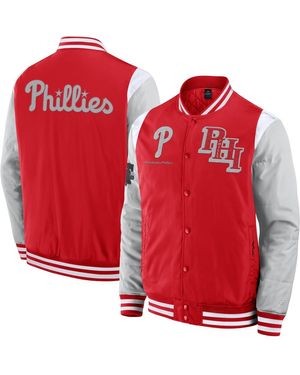 Fanatics Philadelphia Phillies Elements Elite Full-snap Jacket - Red
