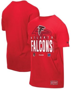 KTZ Atlanta Falcons 2025 Nfl Training Camp T-shirt - Red