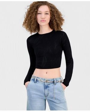 Guess Crewneck Long-sleeve Sweater - Blue