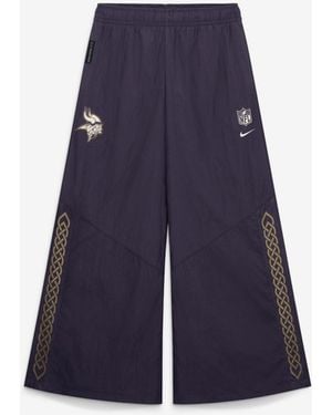 Nike Chicago Bears 2026 Rivalries Collection Wide Leg Woven Pants - Black