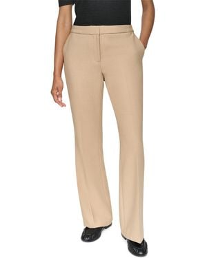 DKNY Low-rise Flare Pants Pants - Natural