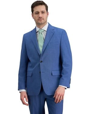 Haggar Jmh Premium Stretch Classic Fit Suit Jacket - Blue