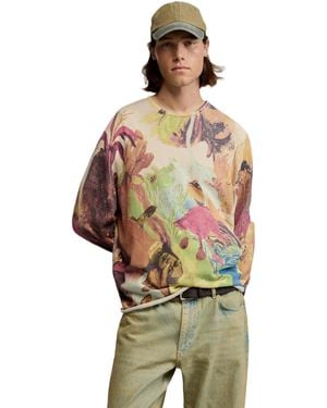 Desigual Gaugin Printed Sweater - Multicolor