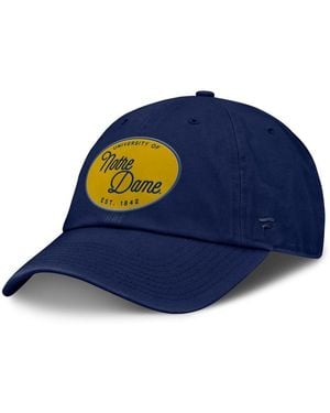 Fanatics Notre Dame Fighting Irish Candid Adjustable Hat - Blue