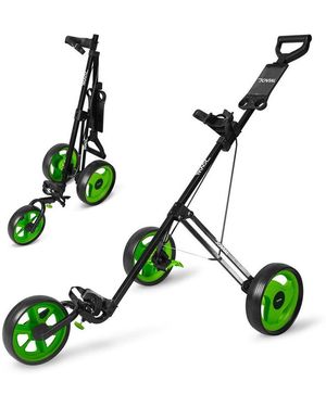 Jovial 3-wheel Golf Push Cart - Green