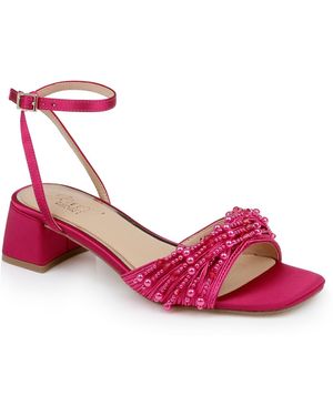 Badgley Mischka Fallon Dress Sandals - Pink