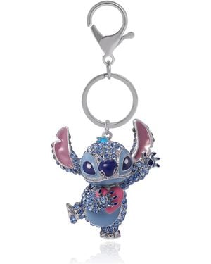 Disney Stitch Keychain Official License - Blue