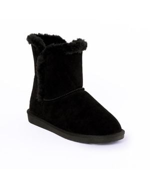 Minnetonka Milltown Suede Mid-calf Boots - Black